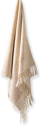 Plush & Bare Bath Towel In Ecru