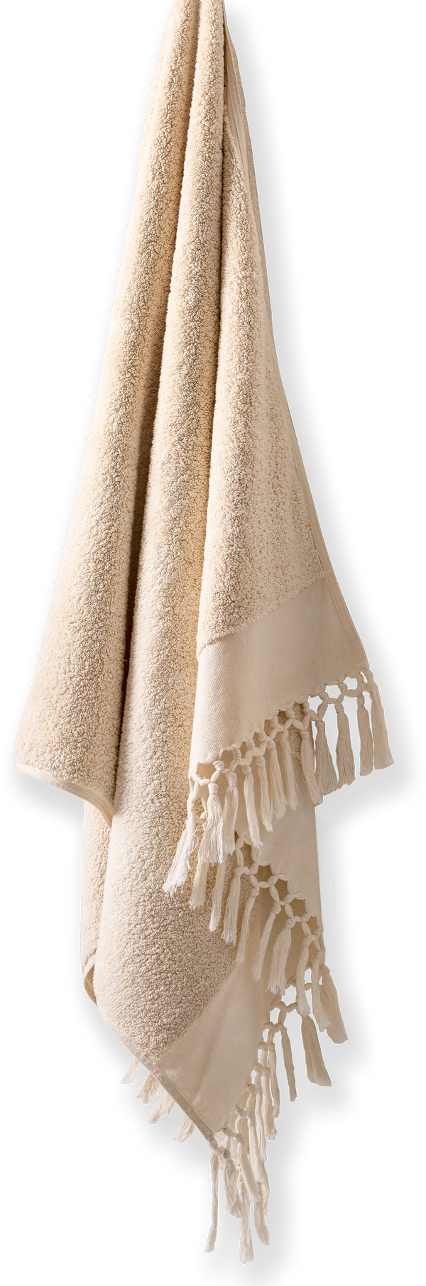 Plush & Bare Bath Towel In Ecru