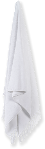 Plush & Bare Bath Towel In White