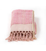 Earth Lines Bath Towel Pink