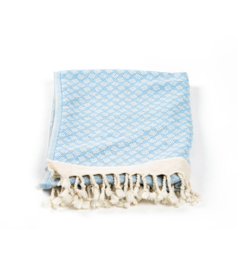 Modern Love Bath Towel Powder Blue