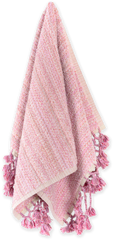 Earth Lines Hand Towel In Pink