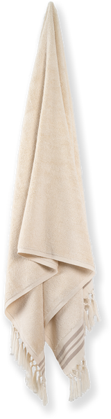 Plush & Bare Ultra King Bath Towel In Ecru